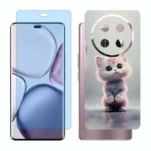Glass Together model matte anti bluescreen protector suitable for Honor X9c mobile phone with back cover sticker