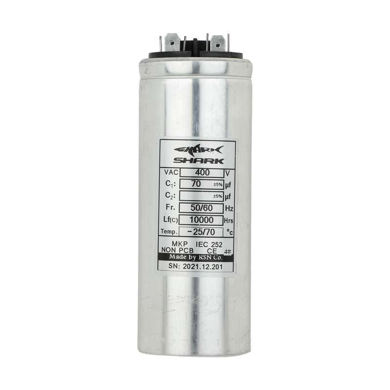 خازن کولر گازی شارک مدل  70 میکرو فاراد 450V