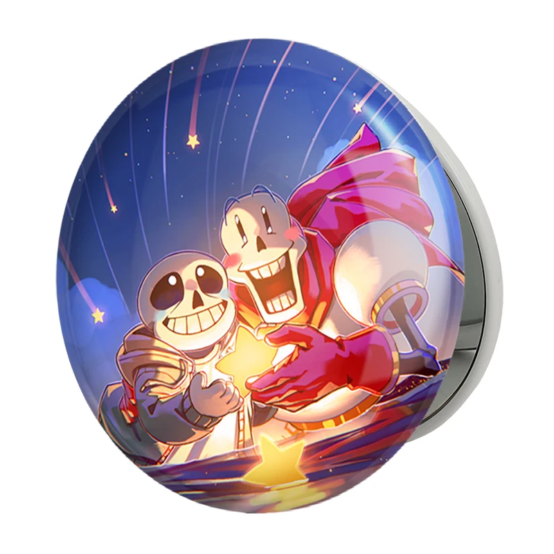 آینه جیبی خندالو طرح بازی آندرتیل (Undertale) مدل تاشو کد 31786