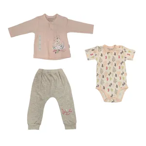 ست 3 تکه لباس دخترانه مدل قو