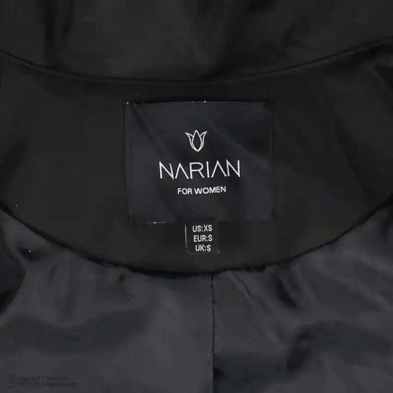 بارانی زنانه ناریان مدل 2022310 رنگ مشکی