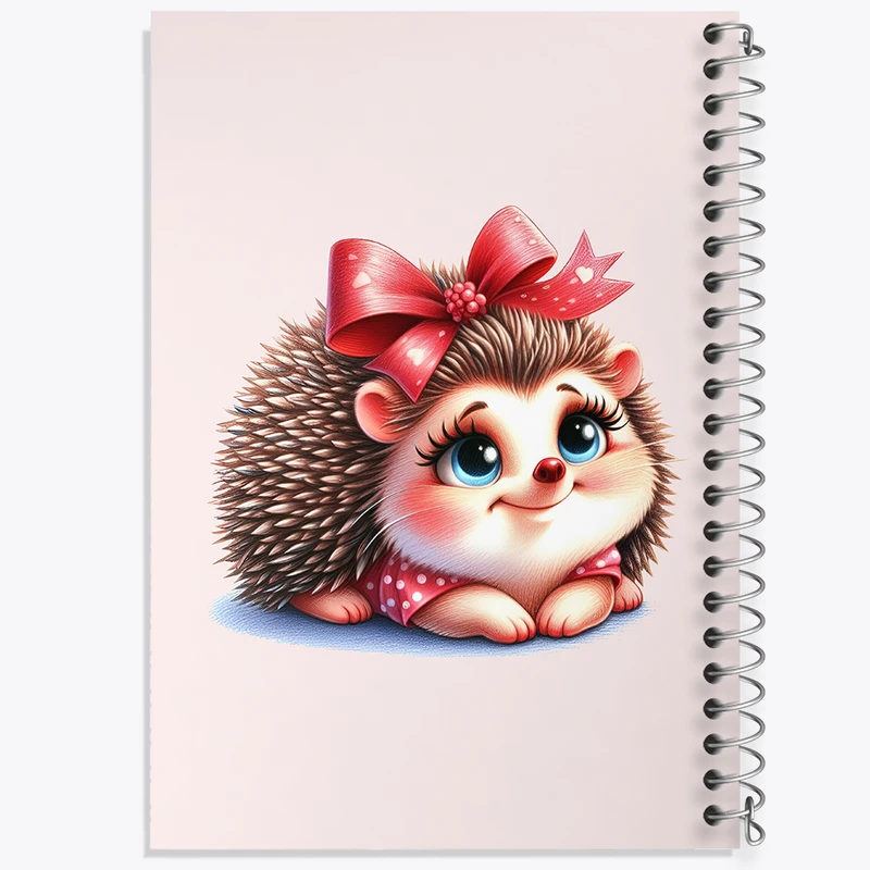 دفتر مشق 50 برگ خندالو طرح جوجه تیغی بامزه کد N5554