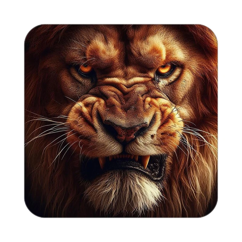 زیر لیوانی کاکتی طرح شیر مدل mp23027