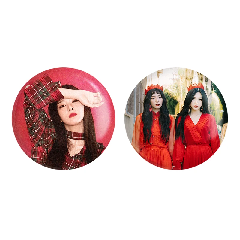 مگنت خندالو طرح جوی و سولگی گروه Red Velvet کد 1300413003 مجموعه 2 عددی
