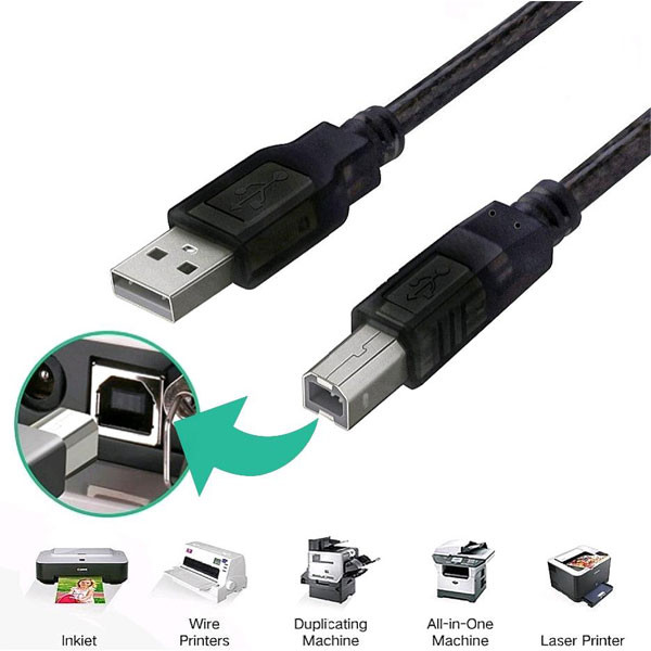 کابل USB پرینتر وکس مدل AB-USB طول 5 متر