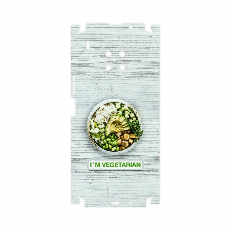 برچسب پوششی ماهوت مدل Im-vegetarian-FullSkin مناسب برای گوشی موبایل آنر 50 Lite