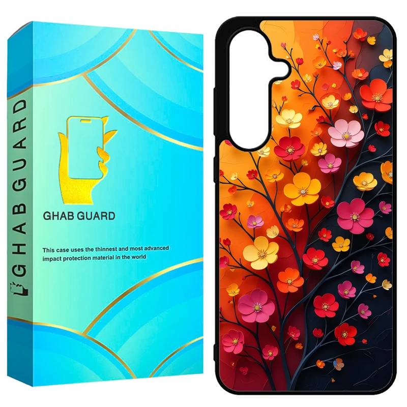 کاور قاب گارد طرح گل مدل GS25FE مناسب برای گوشی موبایل سامسونگ Galaxy S25 FE