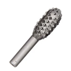 مته چوب ساب سردریلی مدل استوانه ای نوک گرد کد 04 قطر ساقه 6.2 میلی متر