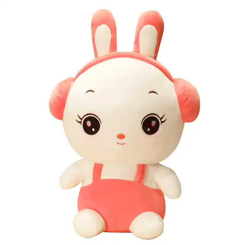 عروسک مدل خرگوش طرح هدفون دار ارتفاع 30 سانتیمتر