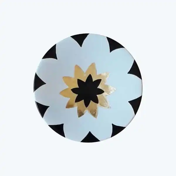 بشقاب دیوارکوب طرح کوبیسم مجموعه 4عددی