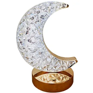 چراغ رومیزی مدل کریستال ماه کد 404052