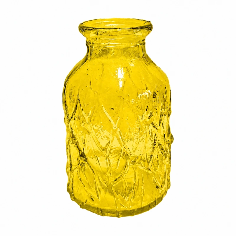 گلدان دکوری مدل شیشه ای ارکیده s10