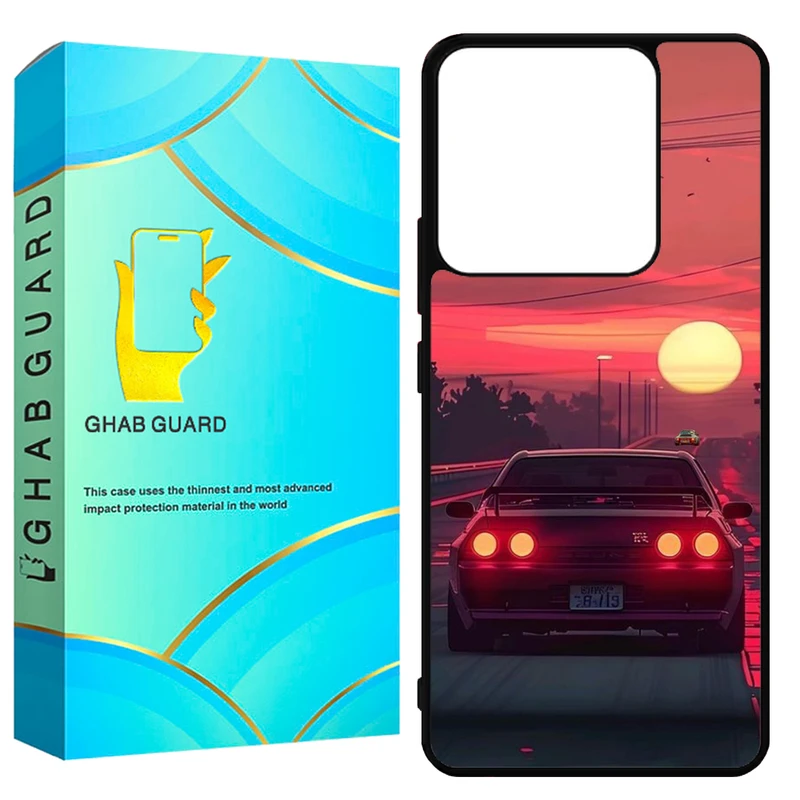 کاور قاب گارد طرح ماشین مدل GN144 مناسب برای گوشی موبایل شیائومی Redmi Note 14 4G