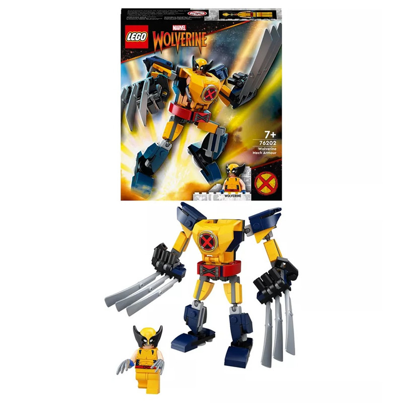 لگو مدل مارول Wolverine Mech Armor کد 76202