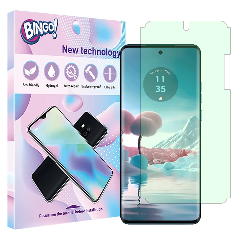 محافظ صفحه نمایش حفاظت از نور سبز بینگو مدل Eye Care مناسب برای گوشی موبایل موتورولا Edge 40 Neo