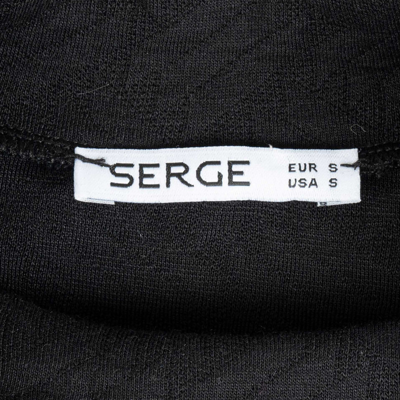 بلوز آستین بلند زنانه سرژه مدل 203545 رنگ مشکی