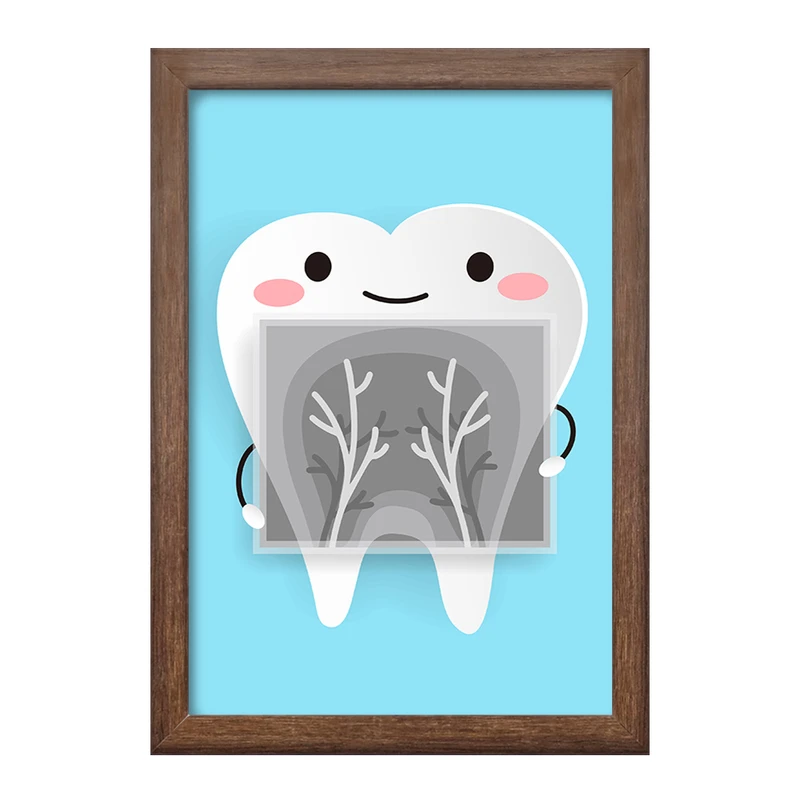 تابلو خندالو طرح دندان و دندان پزشکی کودکانه کد 36705