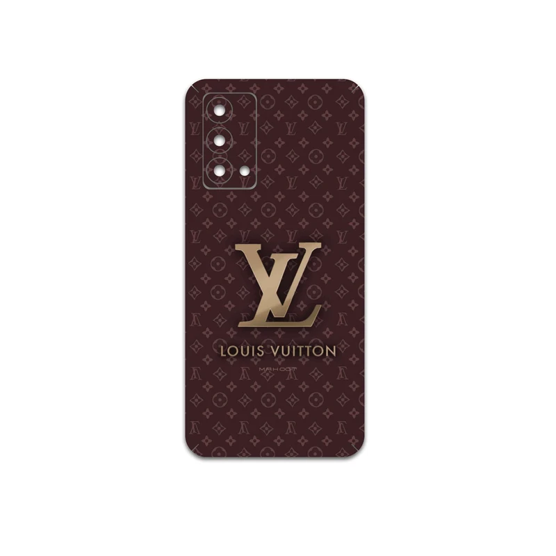 برچسب پوششی ماهوت مدل LOUIS-VUITTON-Logo مناسب برای گوشی موبایل ریلمی GT Master