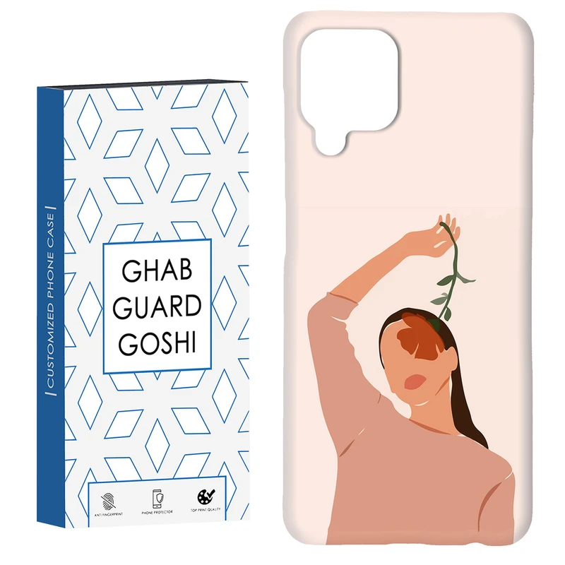 کاور قاب گارد گوشی طرح دختر و گل کد Dimo-678 مناسب برای گوشی موبایل سامسونگ Galaxy A12 / M12