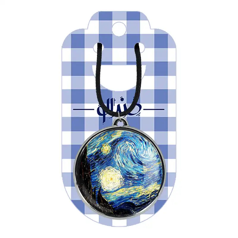 گردنبند خندالو مدل شب پر ستاره ونگوگ کد 60126012