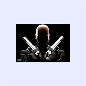 پوستر هومرو مدل فلزی طرح Hitman کد PS561