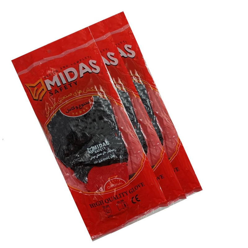 دستکش ایمنی میداس کد E412 مجموعه 3 عددی