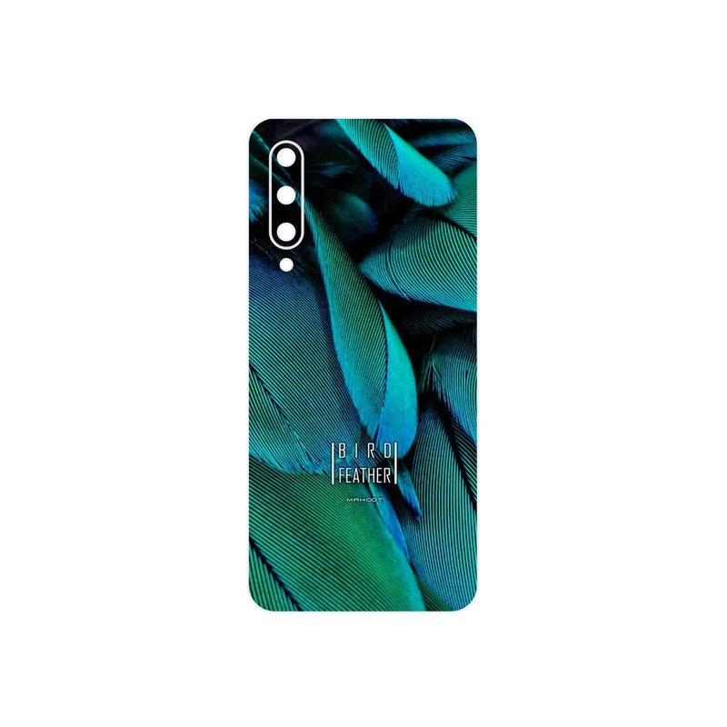 برچسب پوششی ماهوت مدل Green Feather مناسب برای گوشی موبایل شیائومی Mi 9 SE