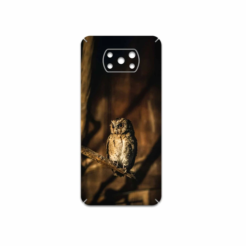 برچسب پوششی ماهوت مدل Owl مناسب برای گوشی موبایل شیائومی Poco X3 Pro