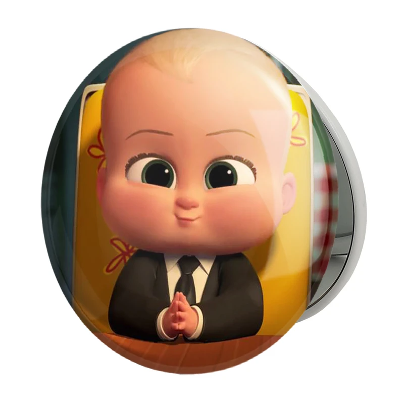 آینه جیبی خندالو طرح انیمیشن بچه رئیس The Boss Baby مدل تاشو کد 1368 