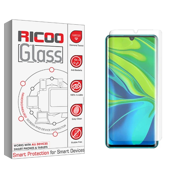 محافظ صفحه نمایش ریکو مدل RC UV مناسب برای گوشی موبایل شیائومی Mi note 10/10 pro