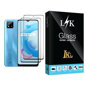 LKG LK Glass MIX002 Screen Protector For Realme C20 Pack Of 2