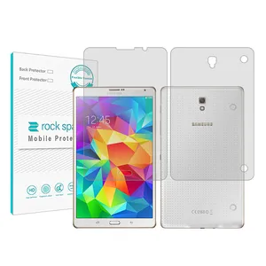 Rockspace model Hygel screen protector suitable for Samsung Galaxy Tab S 8.4 tablet along with tablet back protector