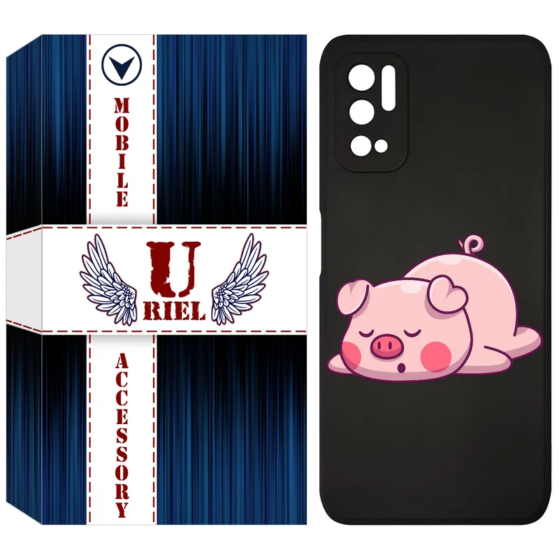 کاور یوریل مدل KSH کد 42 طرح پیگی مناسب برای گوشی موبایل شیائومی Poco M3 Pro / Redmi Note 10 5G / Redmi Note 11 SE