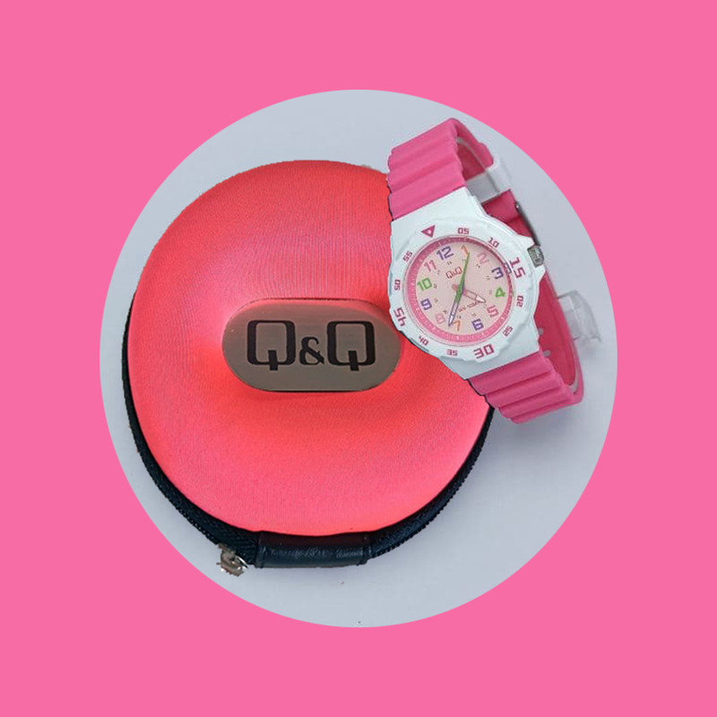 ساعت مچی عقربه ای دخترانه کیو اند کیو مدل VR19J012Y