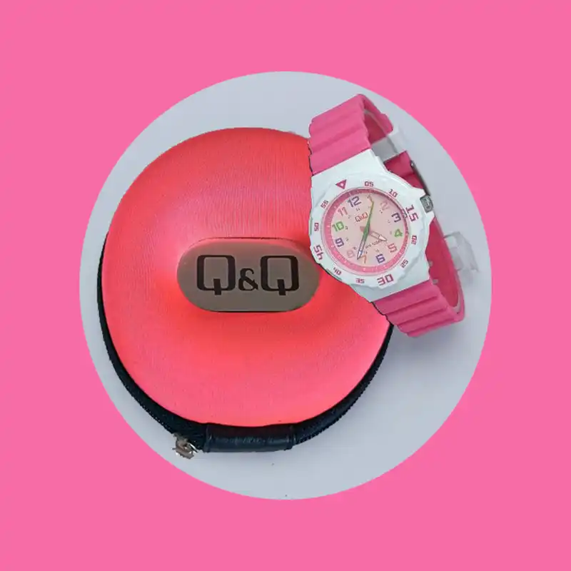 ساعت مچی عقربه ای دخترانه کیو اند کیو مدل VR19J012Y