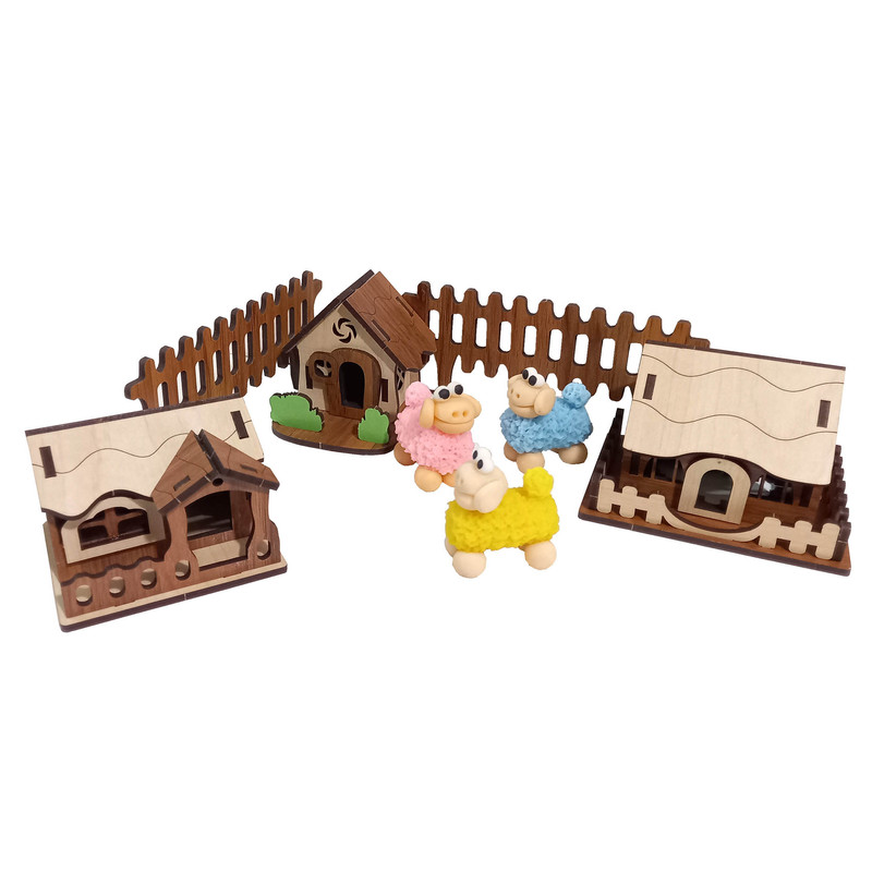 اسباب بازی مدل مزرعه و کلبه کد 008 مجموعه 8 عددی