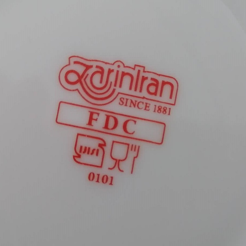 قوری چینی زرین ایران مدل  لندنی 5 زرین درجه 3