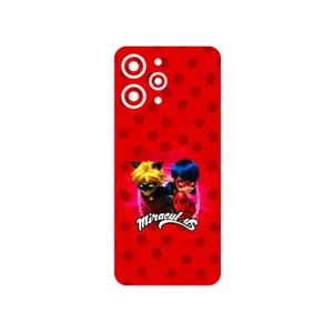 MAHOOT Ladybug and Cat Noir Cover Sticker for Xiaomi Redmi 12
