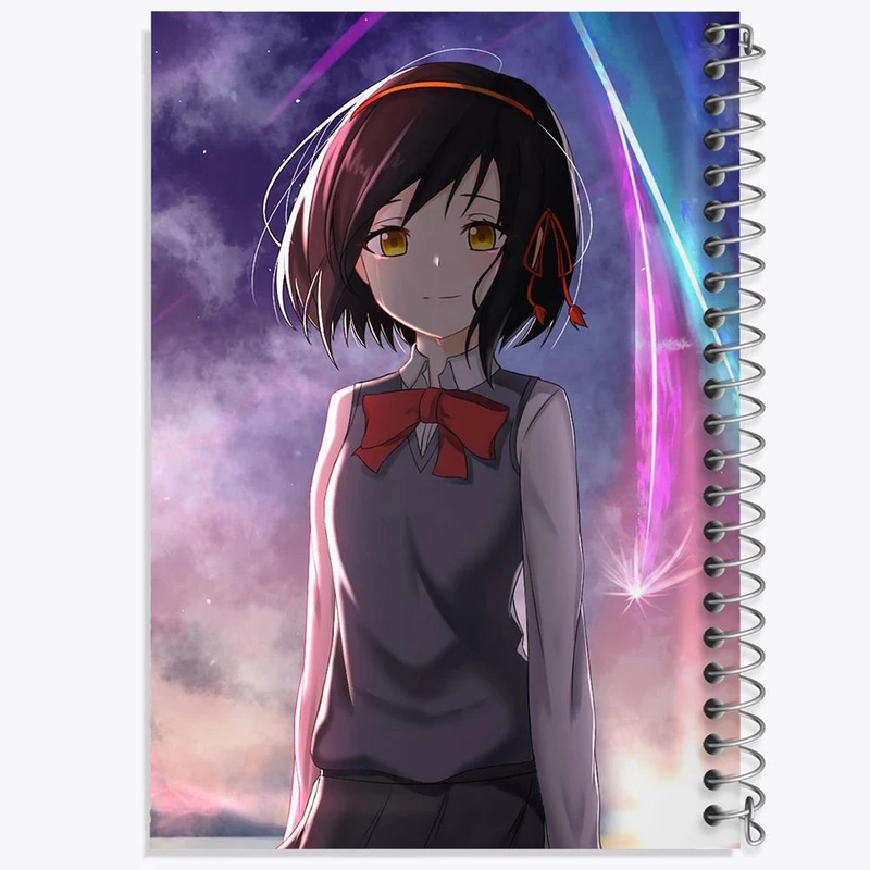 دفتر لیست خرید 50 برگ خندالو طرح میتسویا میامیزو انیمه یورنیم Your Name کد 16280