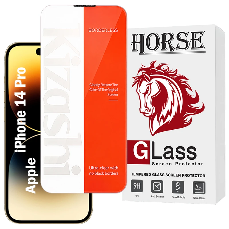 محافظ صفحه نمایش هورس مدل KIZNOSTH مناسب برای گوشی موبایل اپل iPhone 14 Pro 