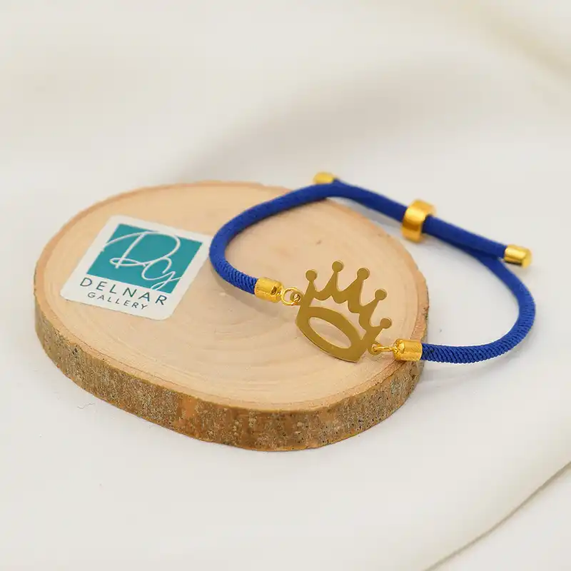 دستبند زنانه دلنار گالری مدل آسانسوری کنفی تاج