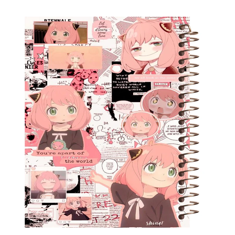 دفترچه یادداشت 60 برگ مدل Spy x Family طرح آنیا کد N194