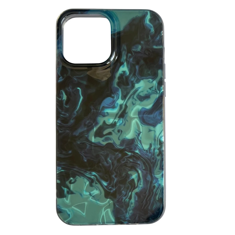 کاور مدل فانتزی طرح جوهر آبی کد 582 مناسب برای گوشی موبایل اپل iPhone 13 Pro Max