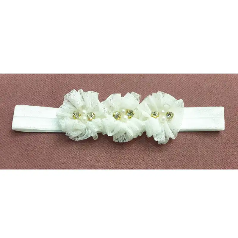 ست هدبند و پابند نوزادی مدل آنیتا