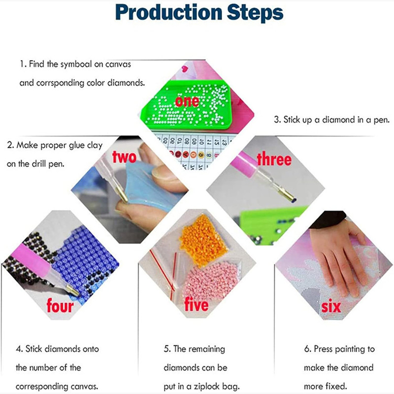 بازی آموزشی سمید مدل ساخت تابلو نقاشی الماسی طرح کیتی 30×30