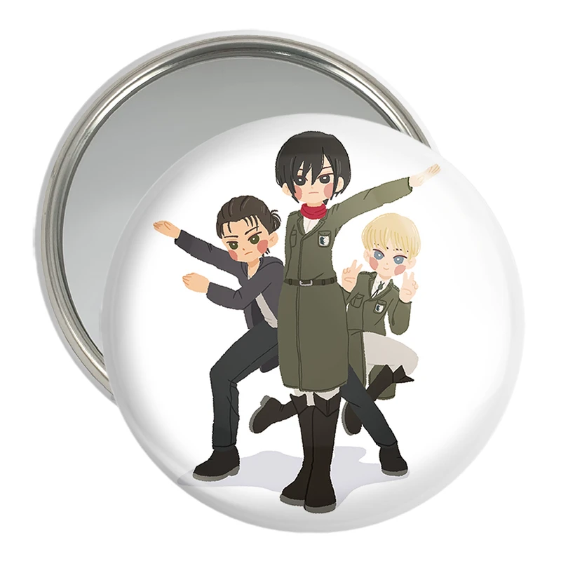 آینه جیبی خندالو مدل ارمین میکاسا ارن انیمه اتک آن تایتان Attack on Titan  کد 18595