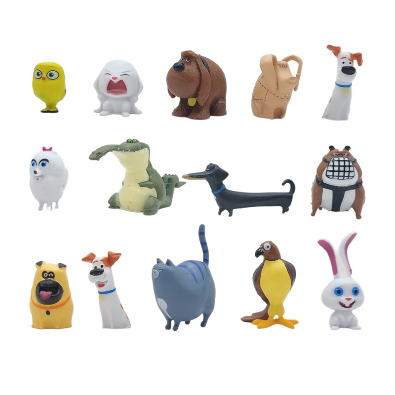 فیگور طرح بایونتا مدل  زندگی مخفی حیوانات ارتفاع 4 سانتی‌متر مجموعه 14 عددی