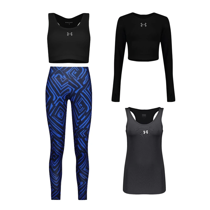 ست 4 تکه لباس ورزشی زنانه مدل 1801-4104-63-9101