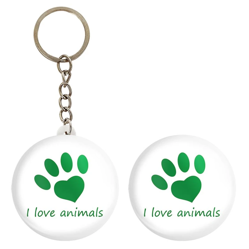 پیکسل خندالو مدل حمایت از حیوانات کد 27355 به همراه جاکلیدی