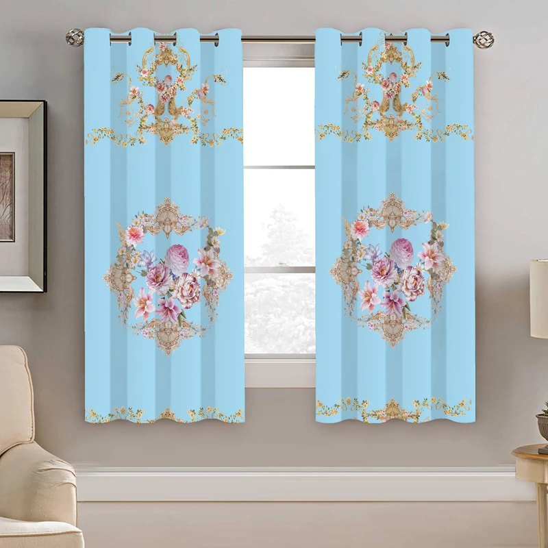 پرده نیروانا طرح سنتی مدل مخمل کد 4515 سایز 140×200 سانتی متر